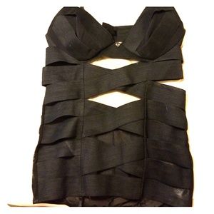 OBO Blackheart mesh-straps dress